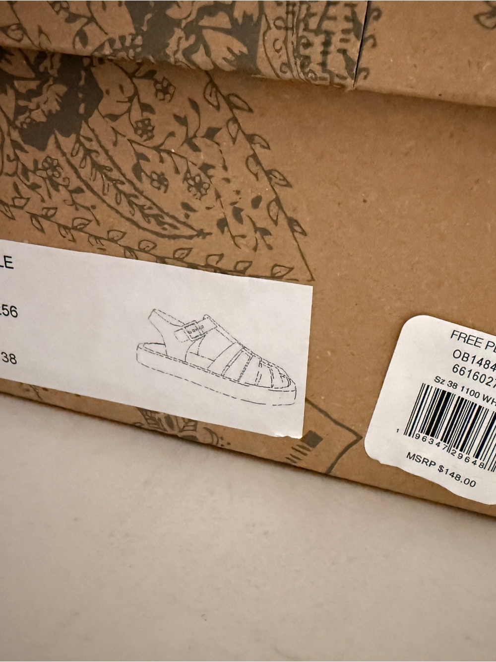Free People White Woven Platform Fisherman Sandals - Picture 9 of 9